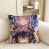 GGenshin IImpact KKinich MMualani Pillow Cover Sofa Cushion Cover Home Room Decoration Children Gift