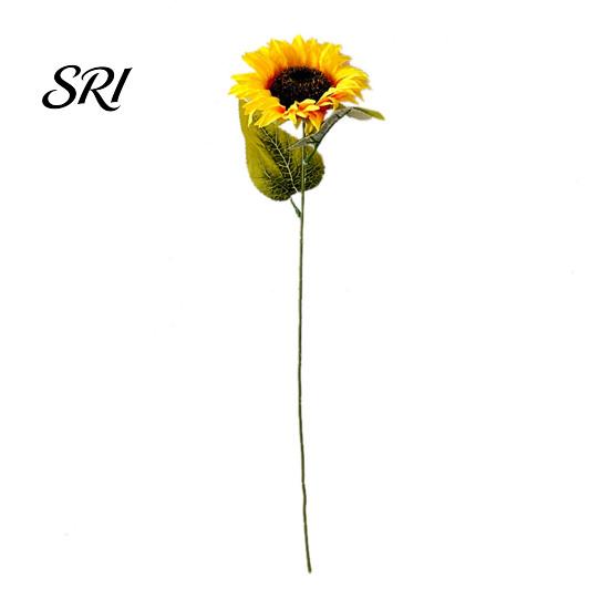 Realistic Sunflower Petals Artificial Flowers Bouquet for Home Decoration UV-Resistant Living Room Flower Decor Fade-Free Adjustable Stem Bedroom