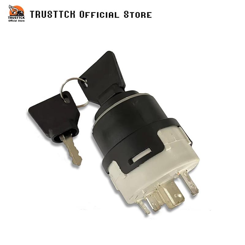 701/80184 Ignition Switch with 2 Keys 3 POSITION 9pins for JCB 3CX 4CX