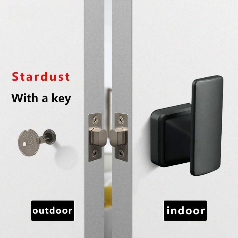 Innentür Verstecktes einseitiges Schloss Hintergrundwand Türgriff Verstecktes Schloss Neues unsichtbares Türschloss