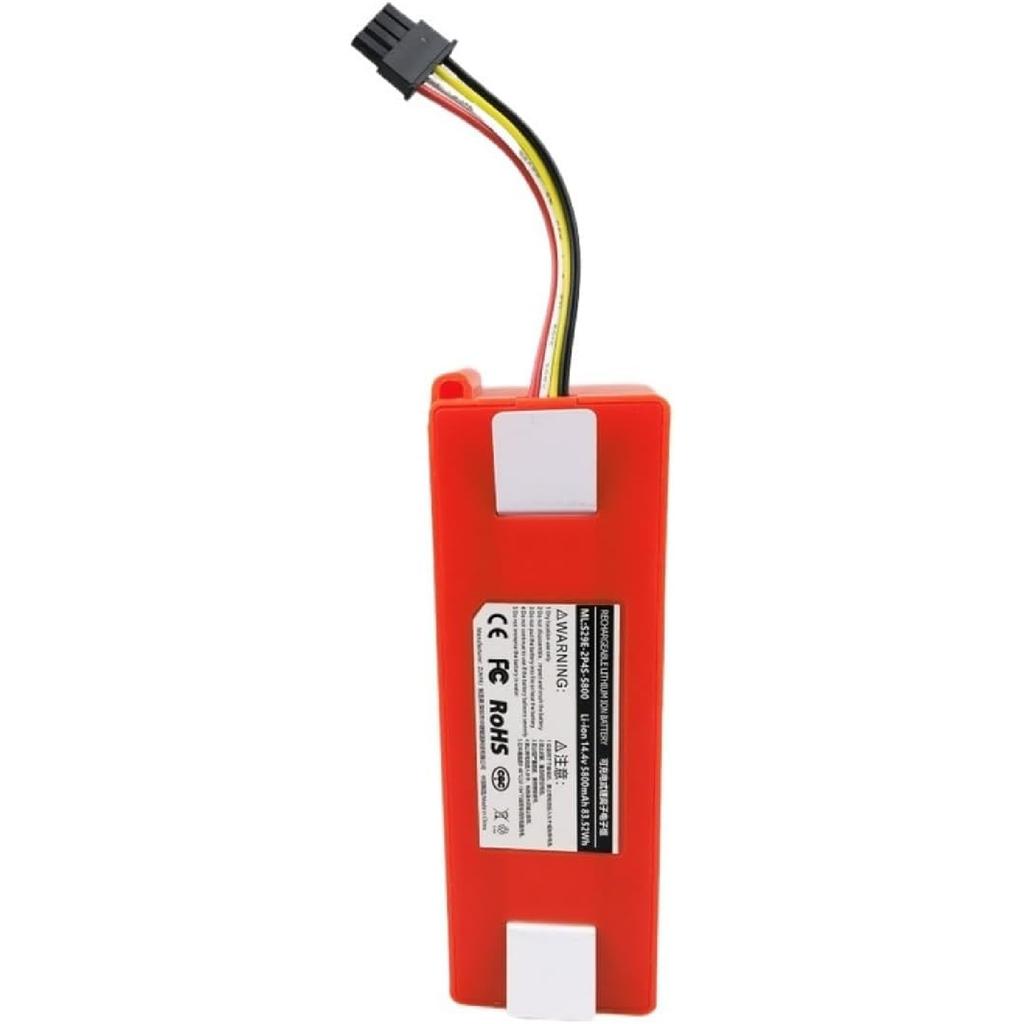 Replacement Battery .Compatible for XIAOMI 1S 1ST SDJQR01RR. Sweeping Mopping Robot Vacuum Cleaner(5200mAh)