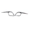 Chrome For Toyota Highlander 2015 2016 2017 Car Exterior Front Rear Fog Light Lamp Foglight Decor Frame Cover Accessories