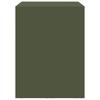 Wall Mounted Garage Cabinet with Gas Spring Door Olive Green