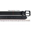 Full Grain Genuine Leather Belt for Men | Belt for men leather | Casual Belt | Jeans Belt |Adjustable Free size fits 28-40 inches | Gift Box included