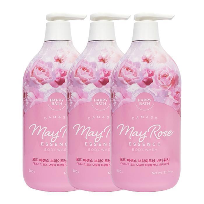 

HAPPY BATH Rose Essence Brightening Body Wash 900g x3 (13974475)
