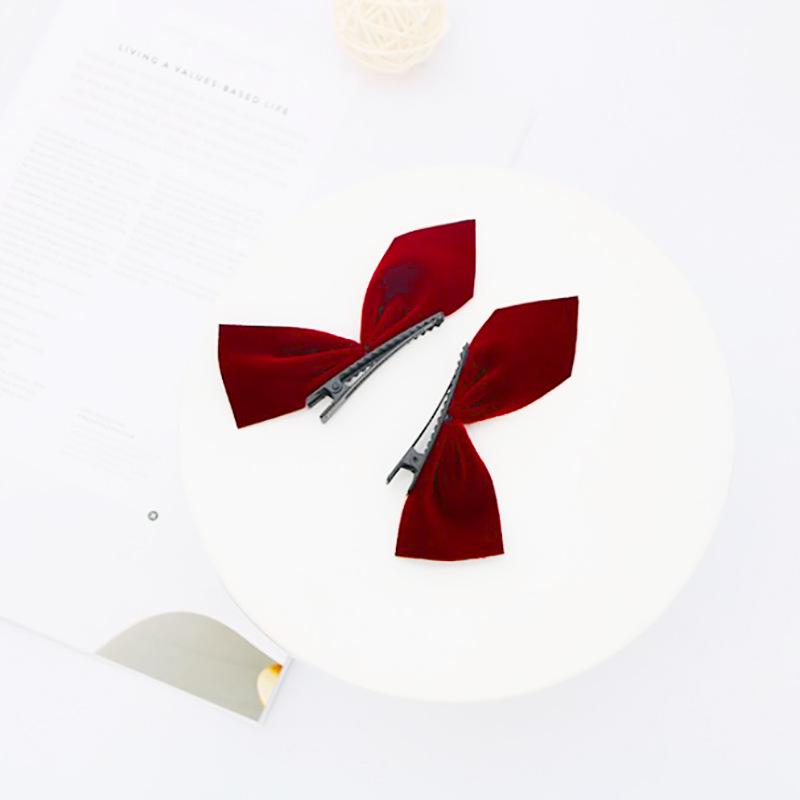 Large Silk Bow Hairpin: Korean Hair Flower Clip for Ponytails & Updos