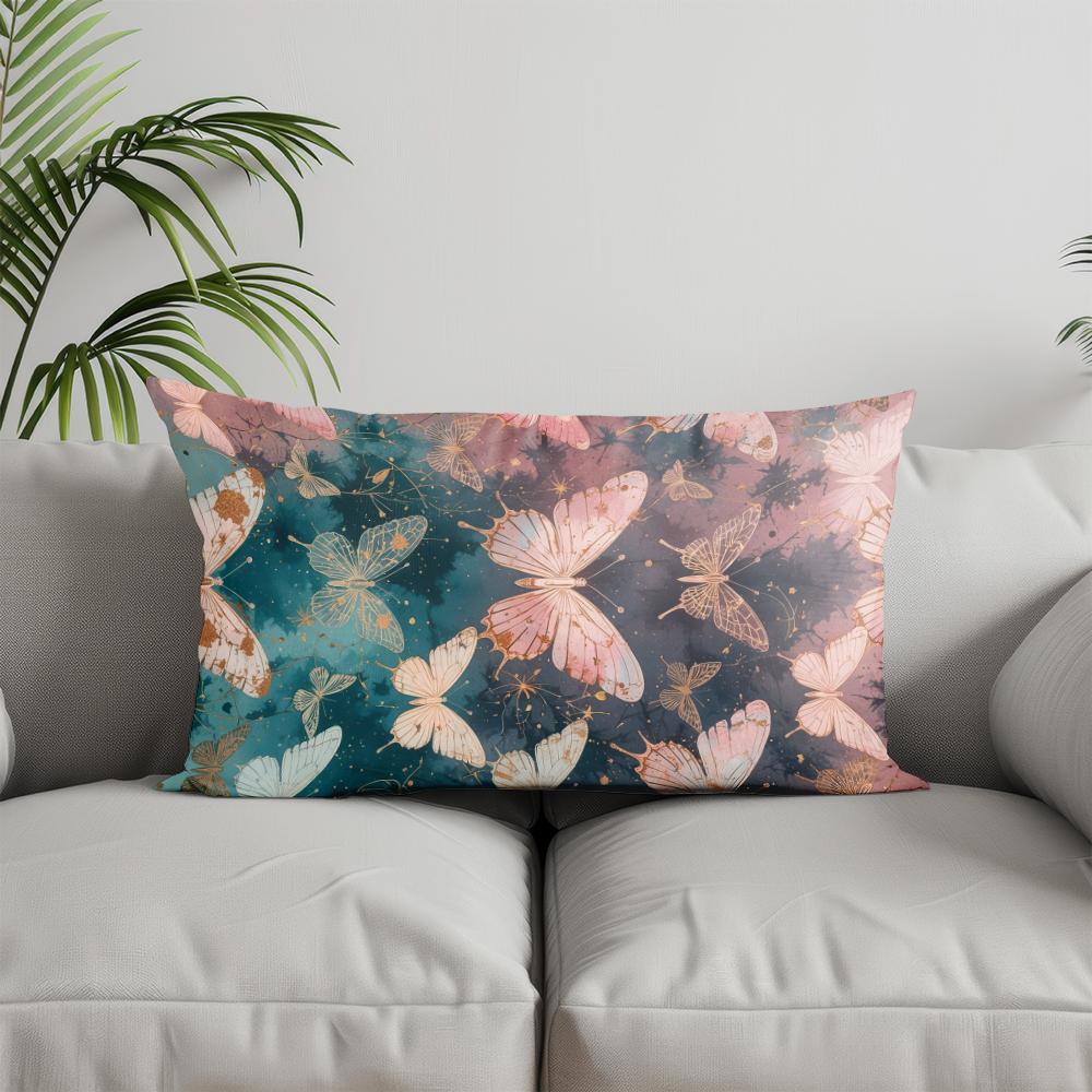 Home Decor Cosmic Swirls Throw Pillow Cover Suitable For Sofa Bedroom Car Pillow Cover Cushion Rectangular Back Cushion