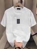 2025 Summer Men 100 Pure Cotton New T Shirt Men Comfortable Casual Fashionable Tshirt Breathable Short Clothes Streetwear