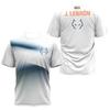 Summer New Fashionable Men and Women 3D Printed T-shirt Breathable Short Sleeve Badminton Tennis Training Clothes Round Neck T-shirt