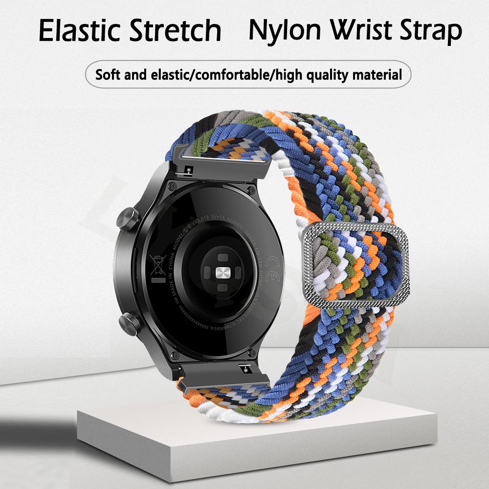 20/22mm Watchband For Garmin Venu SQ 2 Vivoactive 3/4 Strap Wristband For Forerunner 965 265 745 255 Braided Nylon Bracelet Belt