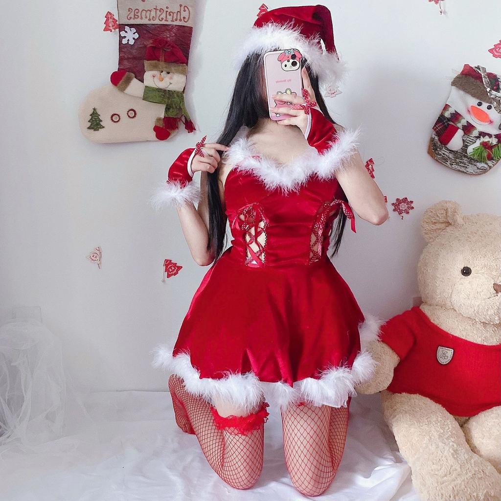 Christmas dress nightclub cosplay sexy uniform bunny stage performance suit