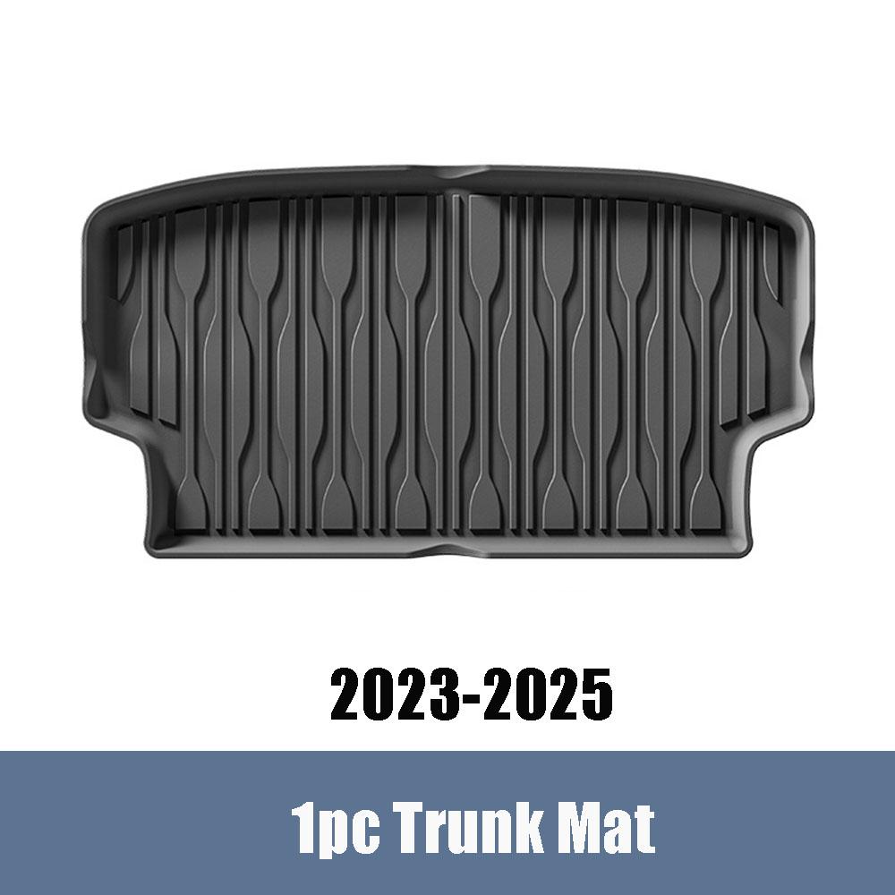 Floor Mats For BYD Dolphin Mini Seagulls EV 2024 2025 Trunk Mats Waterproof Non-slip Carpet Back Seat Protector Boot Liner Tray