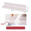 Multiple Purpose Elastomer Water Dam Guard Flexible Seal Ribbon For Kitchen Bathroom Sink Unequipped Required