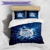 Sheffield Wednesday Football Printed 3 Pieces Bedding Set, Comfortable Skin Friendly Bedroom Duvet Cover Set