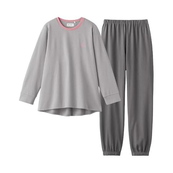Pajama Tops Komshikomusa Long Sleeves Long Pants Ladies with Fleece Fleece