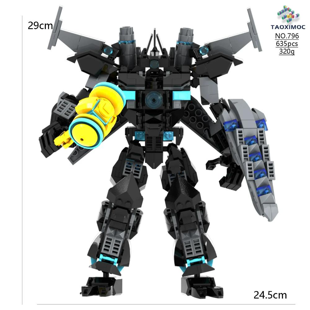 Skibidi Toilet Titan TV Man Speakerman Horror Game Bosses Camara Building Block Cartoon Doll Model Kids Birthday Halloween Gift