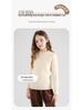 Men's and Kids' Thickened Pure Wool Turtleneck Sweater, Cable Knit Base Layer Pullover for Medium and Large Children