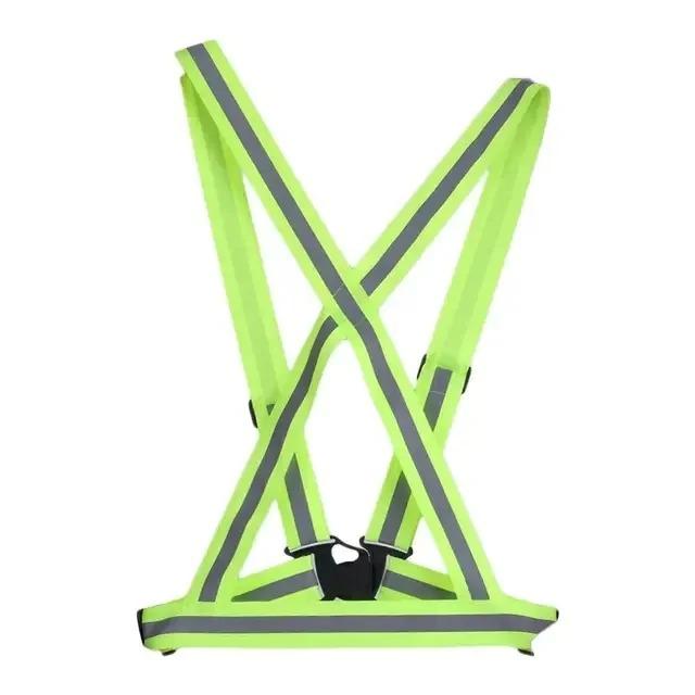 Car Reflective Clothing for Safety Traffic Safety Vest Yellow Visibility High Visibility Outdoor For Running Cycling Sports Vest