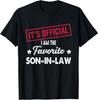 It's Official I'm The Favorite Son-In-Law T-Shirt