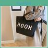 Chic Fashionable Large Capacity Canvas Shoulder Bag For Daily Use And School
