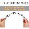 12 Pieces Bird Repellents, Reflective Repellents Bird Scarer, Spiral Bird Bar 360 Degree Reflective Spiral Lighted