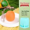 3D Mini Fruit Popsicle Mold - Mango, Peach, Lychee, Strawberry, Cantaloupe, Orange