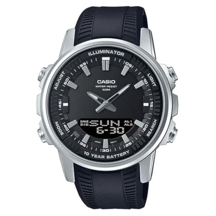 [Casio] Watch AMW-880-1AVDF, Women s, Black/White