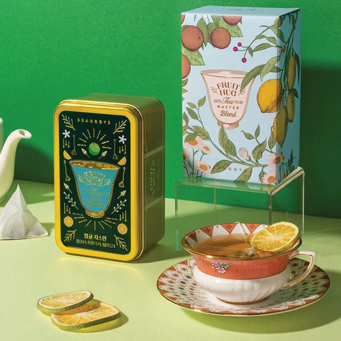 

Фруктовый чай Hug Tea Can Зеленый мандарин жасмин 6 чайных пакетиков