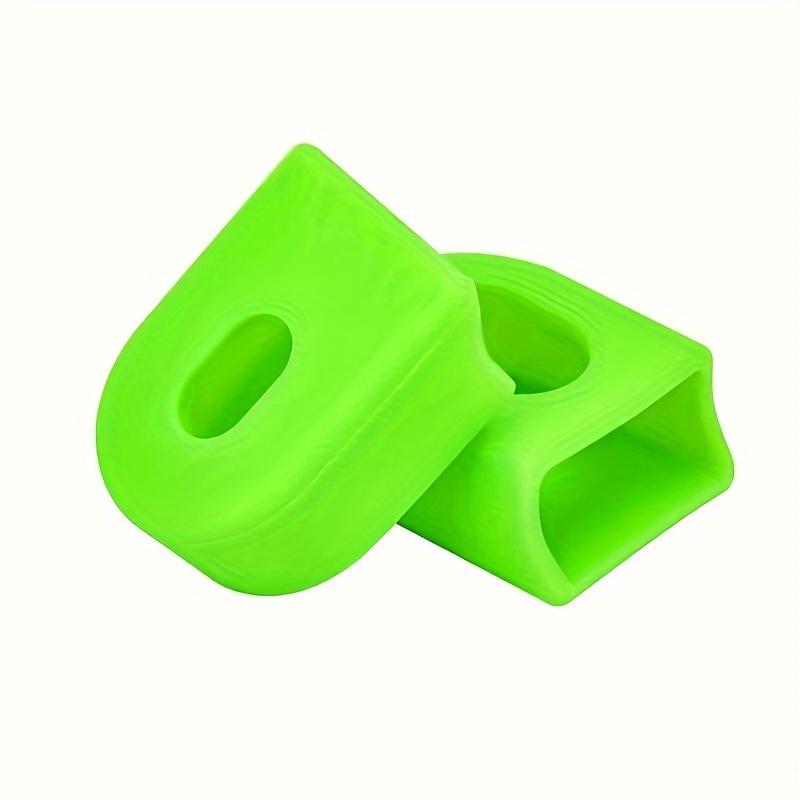 

1 Pair Bicycle Crank Arm Protector Cover Mountain Road Bike Universal Crankset Protective Caps MTB Cycling Accessories зелёный