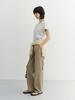 Deonseuteu Summer Straight Chino Slacks_Udpa6B228_Dark Beige