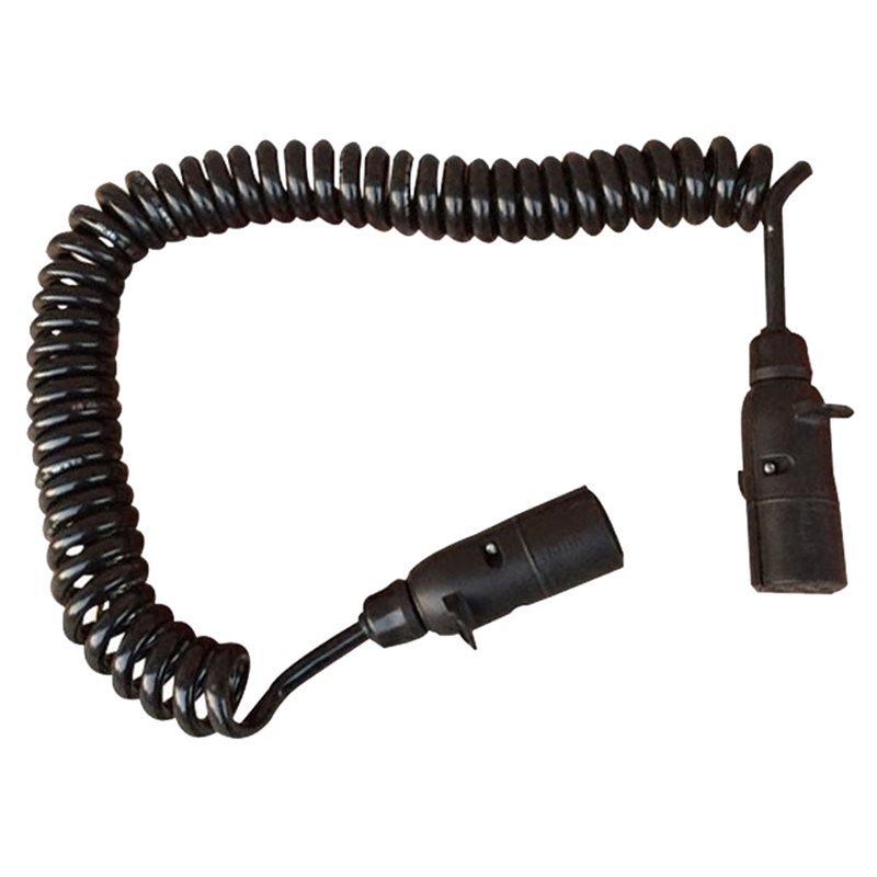 A82M-For Truck And Trailer Breakaway Electrical Plugs 7-Core Spiral Cable Semi-Trailer Connection Cable