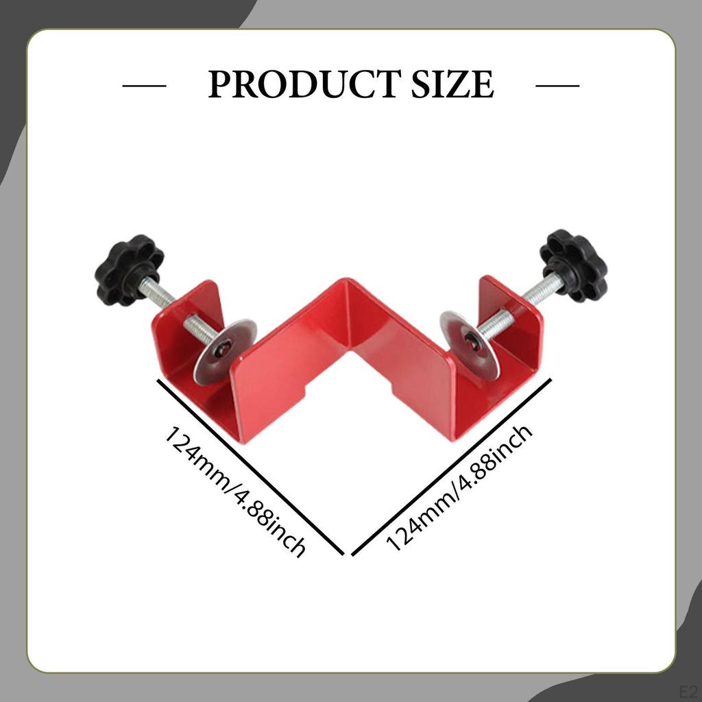 2 kusy Upevňovací klipy zásuvek Pravoúhlá svěrka Přenosná Truhlářská Instalace skříněk