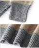 Herren Pullover mit Farbblockmuster, Wolle, Herbst/Winter 2025 - Rundhals, Lockerer Sitz, Gestricktes Basis-Oberteil.