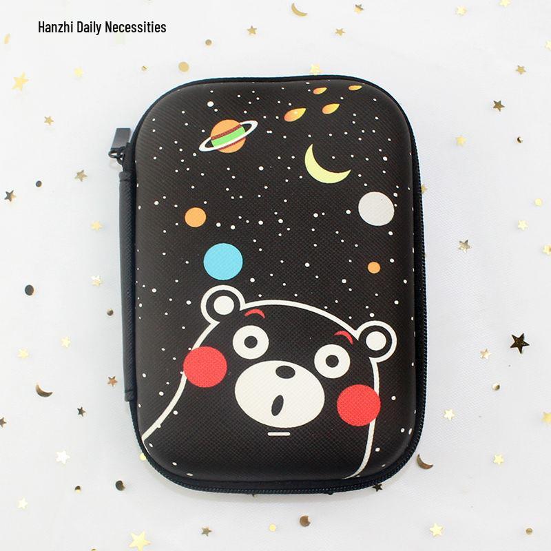 Cartoon Cute Portable Storage Bag for Cables and Chargers, Customizable with Logo
