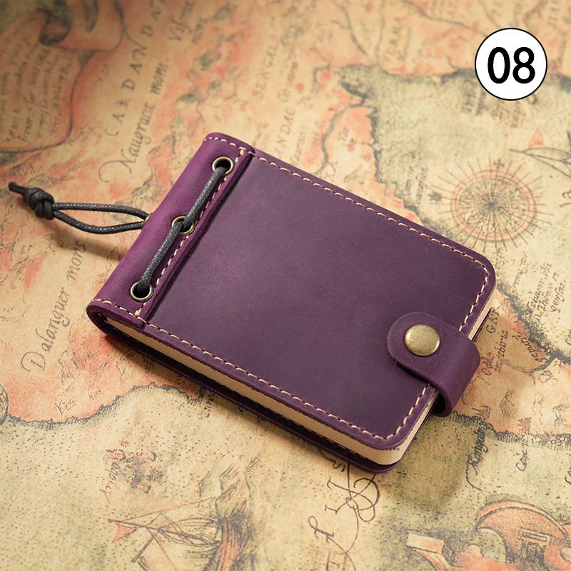 

Genuine Leather Mini Travel Notebook Pocket Planner Sketch Book Diary Journal Office & School Supplies Organizer Stationery