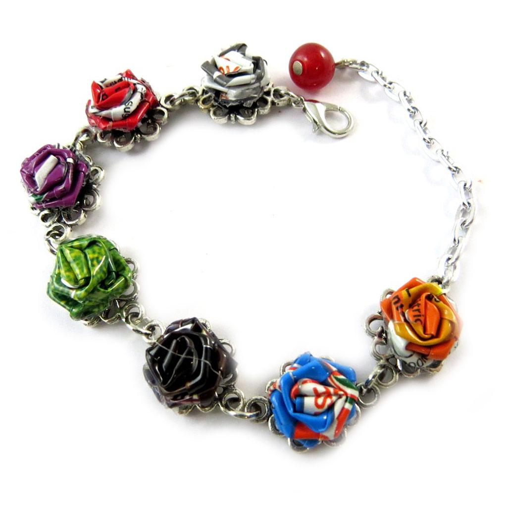 Les Trésors De Lily [N9570] - Multicolored 'New Life' Artisanal Bracelet (handmade)
