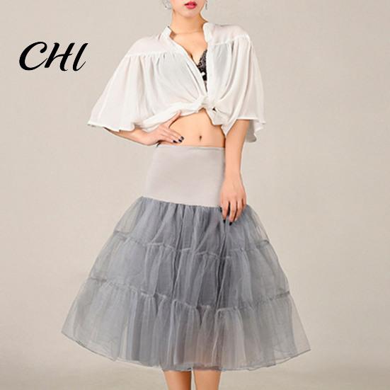 Damen Unterrock Braut-Unterrock Einfarbige Mehrschichtige Durchsichtiger Netzstoff Großer Saum Cosplay Vintage Hohe Taille Hochzeits-Krinoline für Party