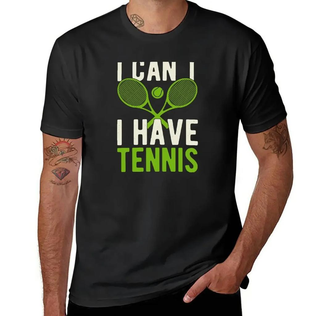 Funny Tennis Lover T-Shirt Aesthetic Clothing Funnys Workout Shirts for Men