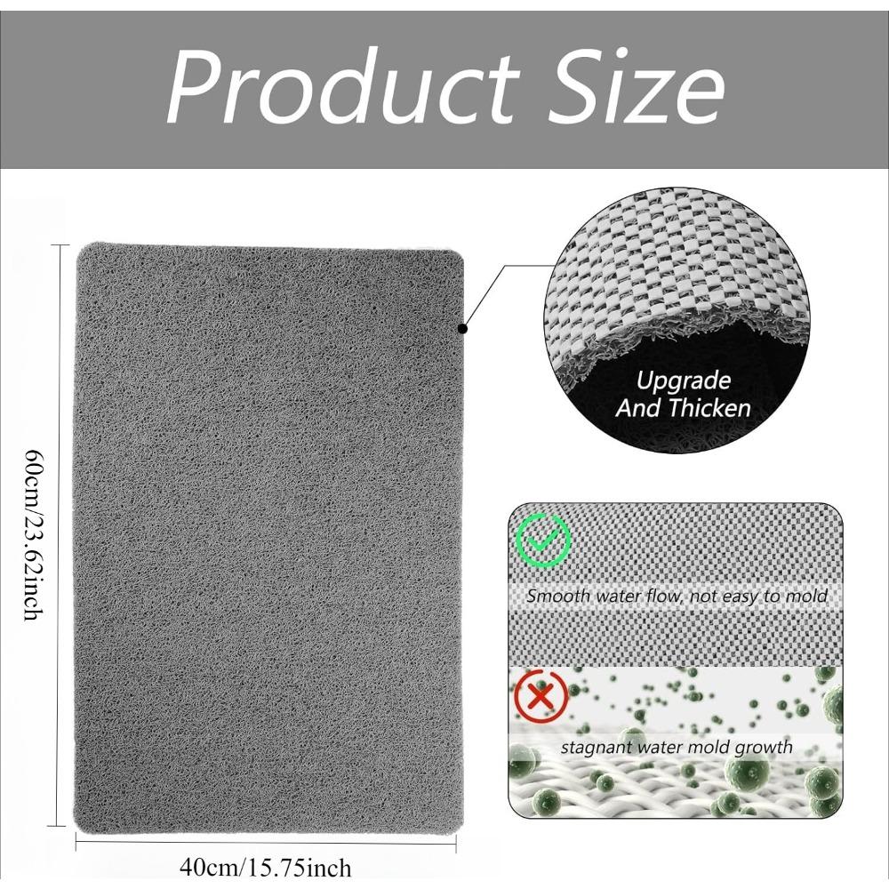 

1 шт. 40x60 см ПВХ мочалка коврик для душа противоскользящий против плесени быстросохнущий массажный коврик для ванны для душа ковер для ванной комнаты коврик для ванной