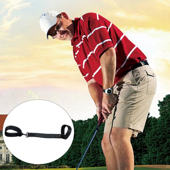 Golf Leg Posture Corrector Strap, Adjustable Golf Training Aid for Swing Stability & Posture Improvement, Golf Accessories for Beginner