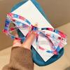 New High-end Print Reading Glasses for Women and Men Block Light Blocking FarSight Eyeglasses Female Luxury High Quality Eyewear