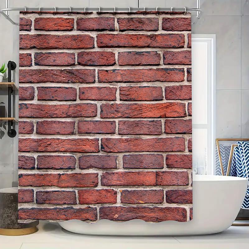 

Vintage Style Floral Hot Air Balloon Shower Curtain Decorative Waterfall Bath Mat Cover for Bathroom Accessories Pink and Beige 90x180cm