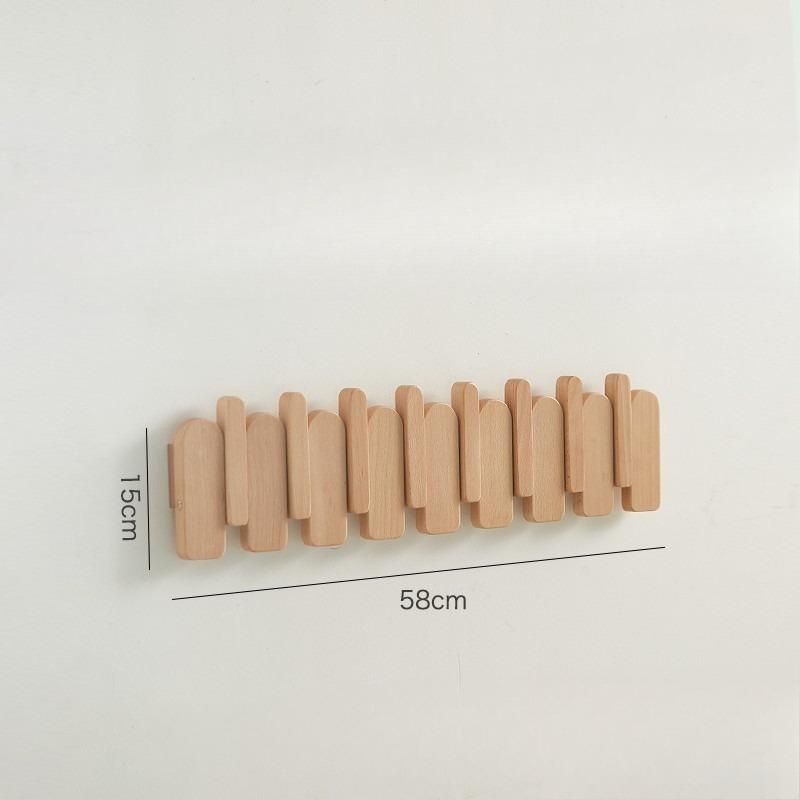 Wall Hanger Coat Rack Solid Wood Portable Organizer Hatstand Minimalist Interior Furniture Coat Rack Entrance Hall Design Racks