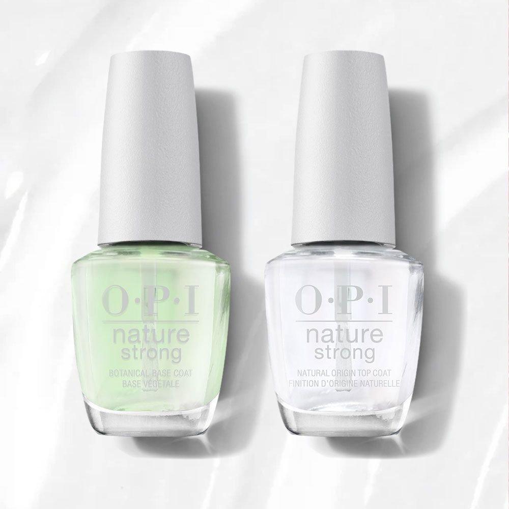[OPI][Naturestrong] Набор из 2-х средств: Ботаническая база и Верхнее покрытие