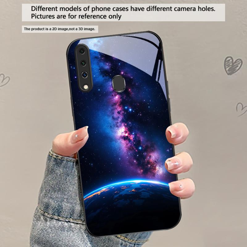 

Hot orange gold color For Samsung Galaxy A30 A31 A32 A33 A34 A35 A42 A30s A20 A25 A26 A51 A56 A54 A72 A73 A70 Glass Phone Case Galaxy A8s