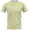 Cartoon yellow duck T-shirt 3D printing T-shirt men's and women's T-shirt short-sleeved street trend crew neck top Asian size