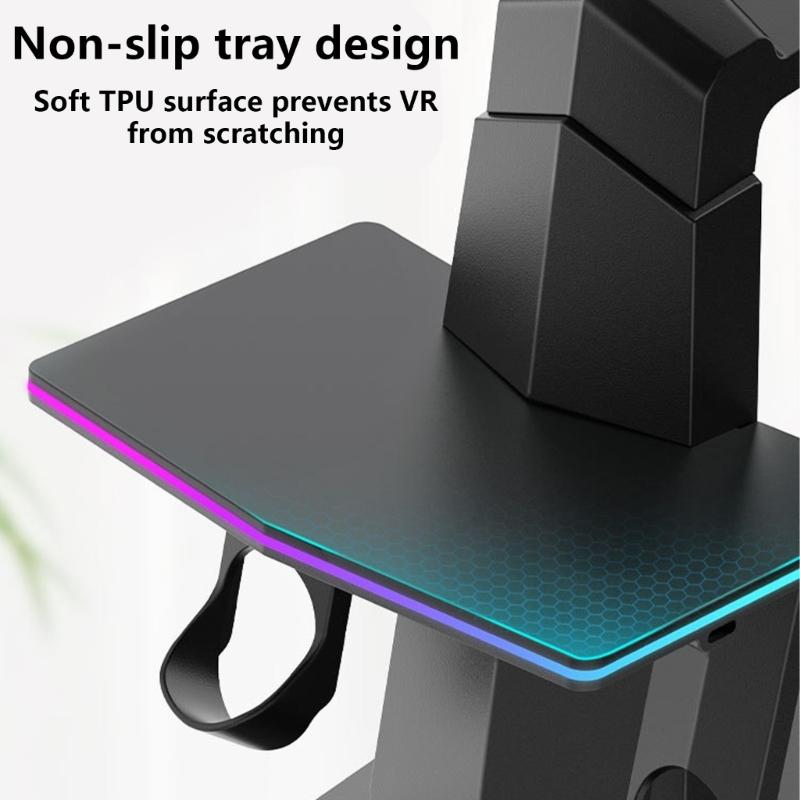 Headset Charging Dock for 3s VR Headset Charging Stand Base with Light Portable 18W Charging Station
