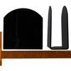 2pcs Acrylic Napkin Holder Black Modern Tabletop Freestanding Tissue Dispenser 4.9 x 4.7 x 1.96 inches Holders for Paper Napkin