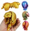 3D Printed Pangolin Figurine Movable Joints Mini Pangolin Figure Articulated Animal Model