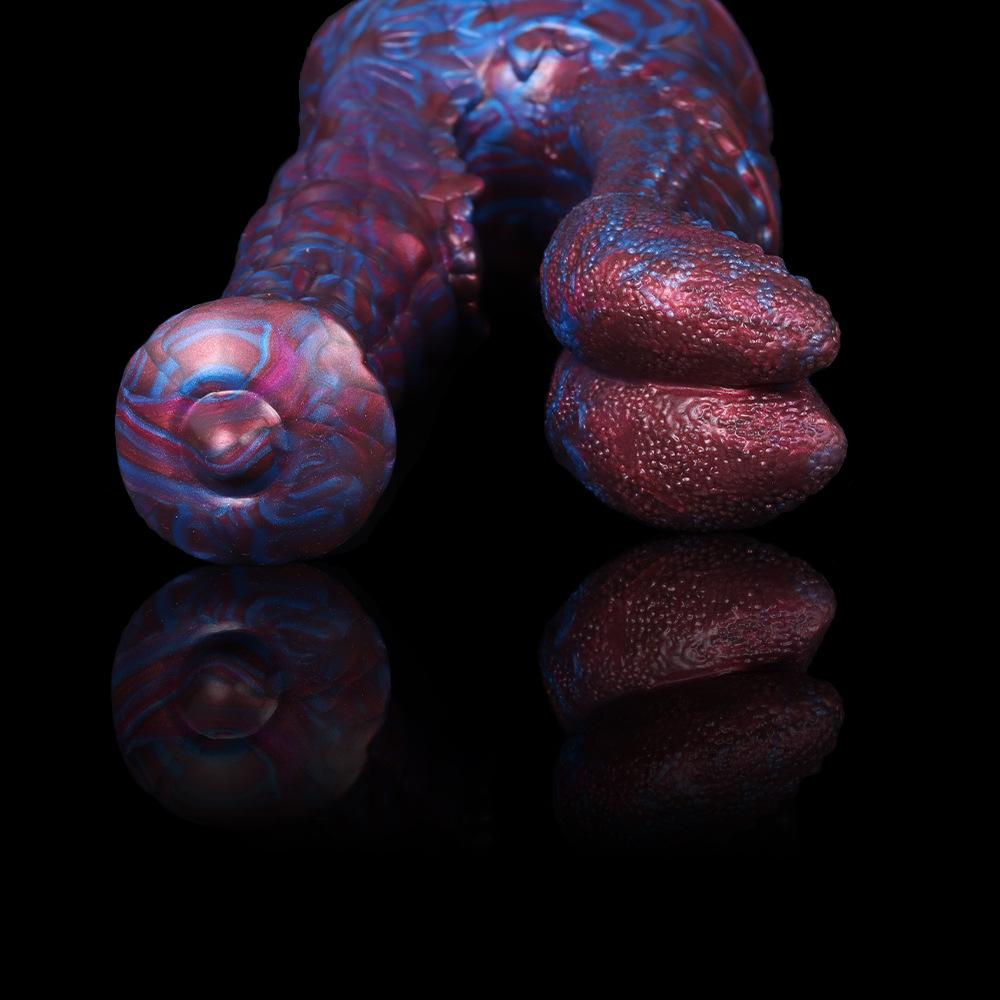 Large Double-headed Snake Dildo Posterior Anal Plug Anal Pussy Dual Purpose Dildo Male Female Toys Adult Erotic Sex Toys